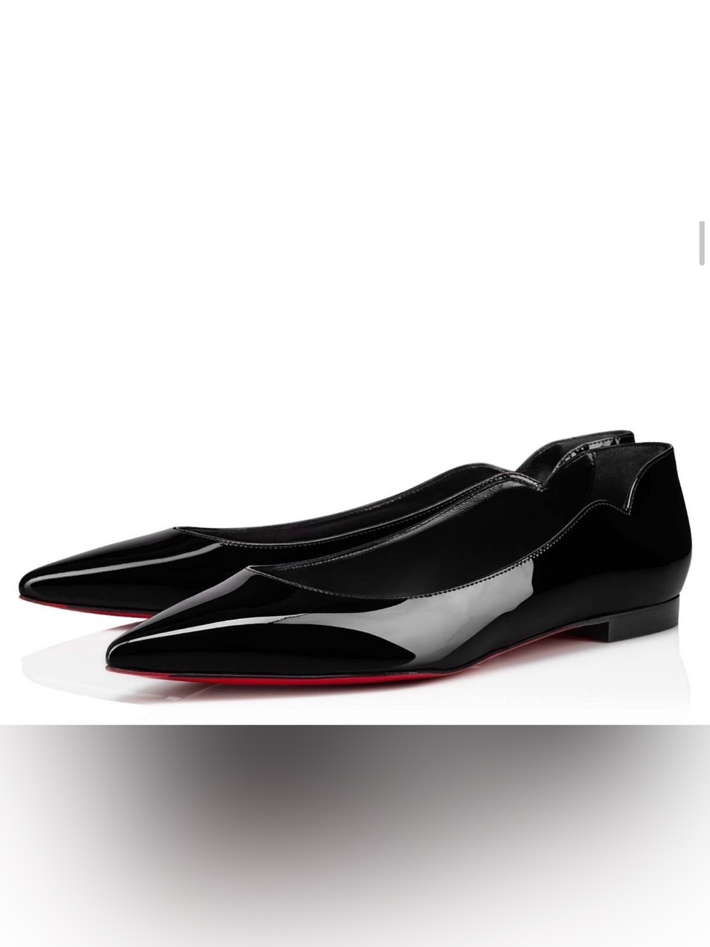 Christian Louboutin Hot Chickita Ballet Flats - Black